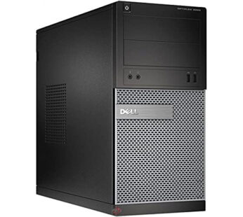 كمبيوتر Dell OptiPlex 3020 Tower، بمعالج Intel Core i5 الجيل الرابع، وذاكرة رام 8 جيجابايت، وقرص صلب 500 جيجابايت، وبطاقة رسومات Intel HD Graphics، ومحرك أقراص DVD RW.