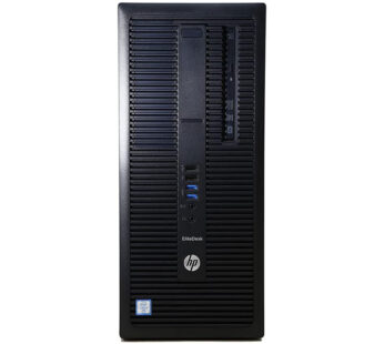 كمبيوتر HP EliteDesk 800 G2 Tower، بمعالج Intel i5-6500، وقرص صلب 500 جيجابايت، وذاكرة رام 8 جيجابايت.