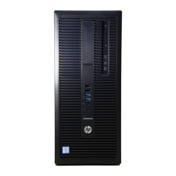 كمبيوتر HP EliteDesk 800 G2 Tower، بمعالج Intel i5-6500، وقرص صلب 500 جيجابايت، وذاكرة رام 8 جيجابايت.