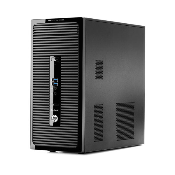 ⁦كمبيوتر HP ProDesk 400 G2 Microtower بمعالج Intel Core™ i5-4590، وذاكرة رام 8 جيجابايت، وقرص صلب HDD بسعة 500 جيجابايت، وبطاقة رسومات Intel HD Graphics.⁩ - الصورة ⁦2⁩