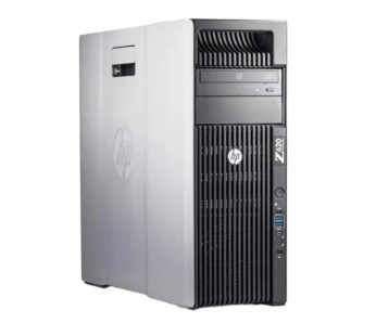 كمبيوتر وركستيشن HP Z620 Tower، مزود بمعالج Intel Xeon E5، وذاكرة رام 16 جيجابايت DDR3، وقرص صلب 500 جيجابايت HDD، وبطاقة رسومات Nvidia Quadro 4000 بسعة 2 جيجابايت DDR5 وواجهة 256 بت، بالإضافة إلى محرك أقراص DVD RW.