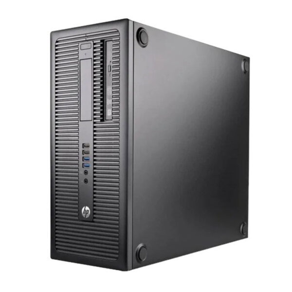 ⁦كمبيوتر HP ProDesk 600 G1 Tower، مزود بمعالج Intel Core i5 الجيل الرابع، وذاكرة رام 8 جيجابايت DDR3، وقرص صلب 500 جيجابايت HDD، ويعمل بنظام Windows 10.⁩ - الصورة ⁦2⁩