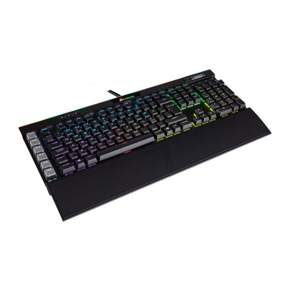 ⁦كورسير K95 RGB PLATINUM لوحة مفاتيح ميكانيكية للألعاب – مزودة بمفاتيح CHERRY MX Brown، باللون الأسود، مع إضاءة RGB قابلة للتخصيص⁩ - الصورة ⁦3⁩