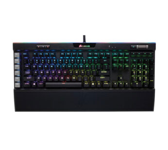 كورسير K95 RGB PLATINUM لوحة مفاتيح ميكانيكية للألعاب – مزودة بمفاتيح CHERRY MX Brown، باللون الأسود، مع إضاءة RGB قابلة للتخصيص