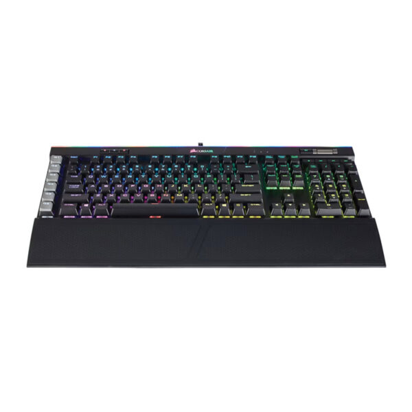 ⁦كورسير K95 RGB PLATINUM لوحة مفاتيح ميكانيكية للألعاب – مزودة بمفاتيح CHERRY MX Brown، باللون الأسود، مع إضاءة RGB قابلة للتخصيص⁩ - الصورة ⁦4⁩