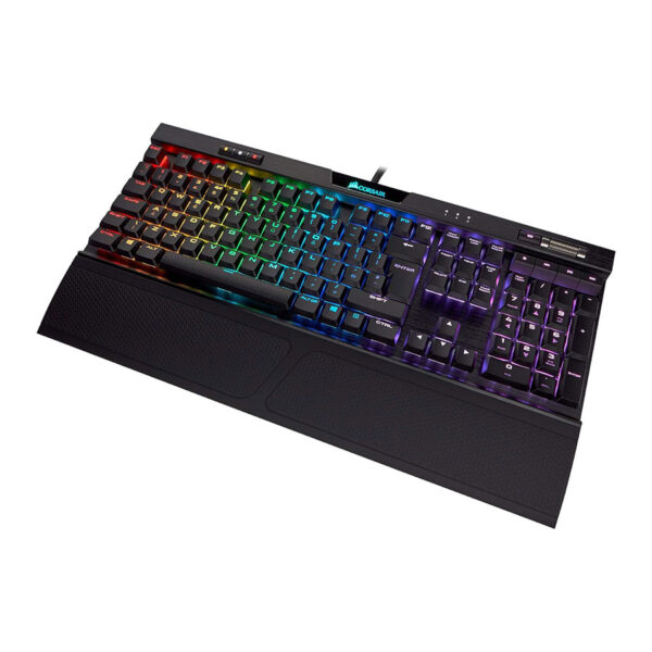 CORSAIR K70 RGB MK.2 RAPIDFIRE Low Profile - Backlit RGB LED - USB Passthrough & Media Controls - Fastest & Linear Low Profile - Cherry MX Speed - Image 4