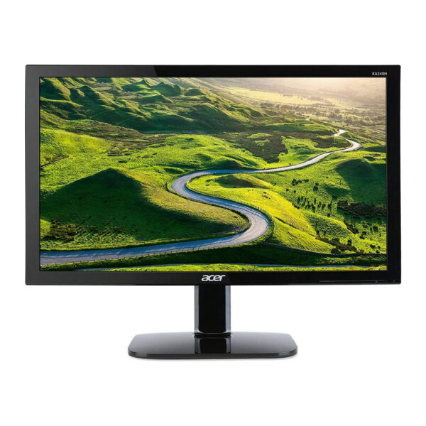 شاشة Acer KA240H مقاس 24 بوصة - دقة Full HD - لوحة TN - باللون الأسود، مخصصة لأجهزة الكمبيوتر