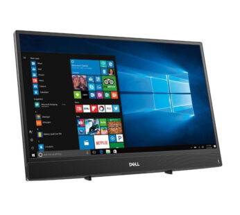 Dell Inspiron 21 3275 AIO – شاشة لمس 21.5 بوصة FHD معالج AMD E2-Series ذاكرة RAM بسعة 8GB قرص SSD بسعة 256GB اللون: أسود