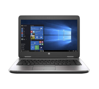 HP ProBook 640 G2 – معالج Intel Core i5-6300U – ذاكرة رام 8 جيجابايت – قرص SSD بسعة 256 جيجابايت – كرت شاشة Intel HD Graphics 520 – شاشة 14 بوصة