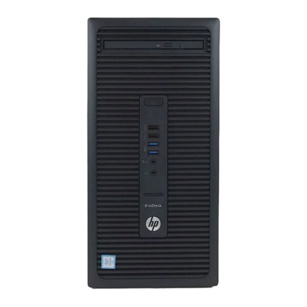 كمبيوتر HP ProDesk 600 G2 Microtower PC (معالج Intel Core i3-6100 - ذاكرة عشوائية 8GB DDR4 - قرص صلب 500GB HDD - بطاقة رسومات Intel HD Graphics)