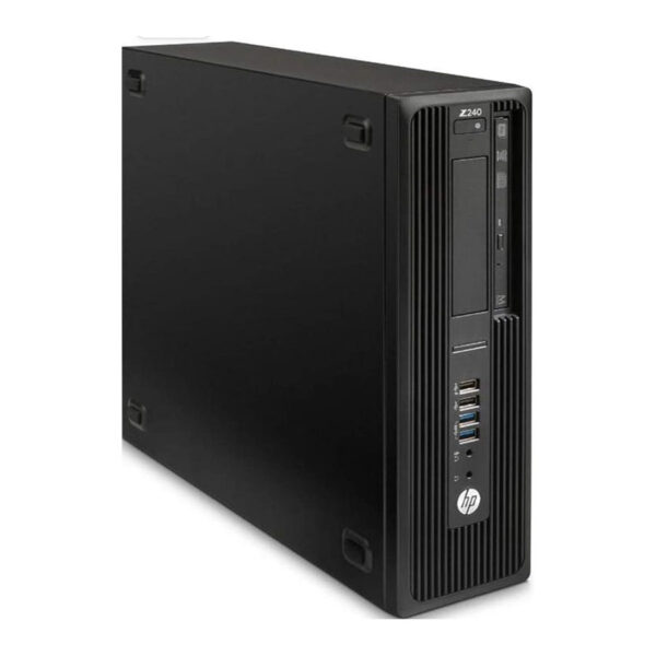 كمبيوتر وركستيشن HP Z240 Workstation SFF، بمعالج Intel Core i5-6500 بسرعة تصل إلى 3.60GHz، وذاكرة عشوائية 8 جيجابايت DDR4، وسعة تخزين 500 جيجابايت SATA، يدعم دقة 4K، ويحتوي على منفذ DisplayPort.